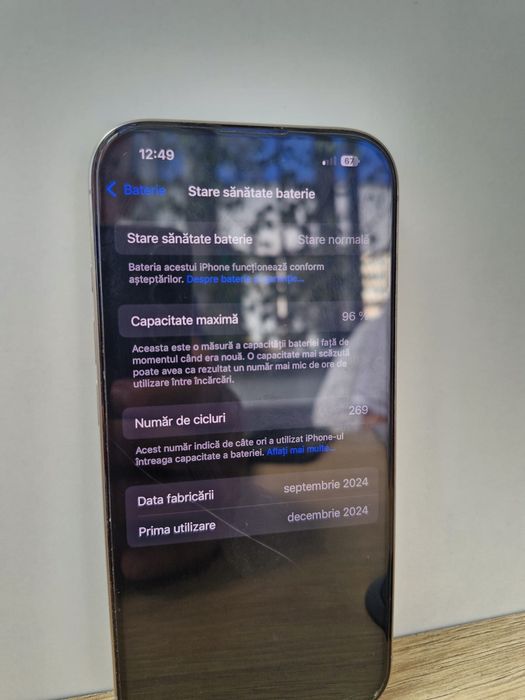 Iphone 16 Pro, 128GB, Natural Titanium