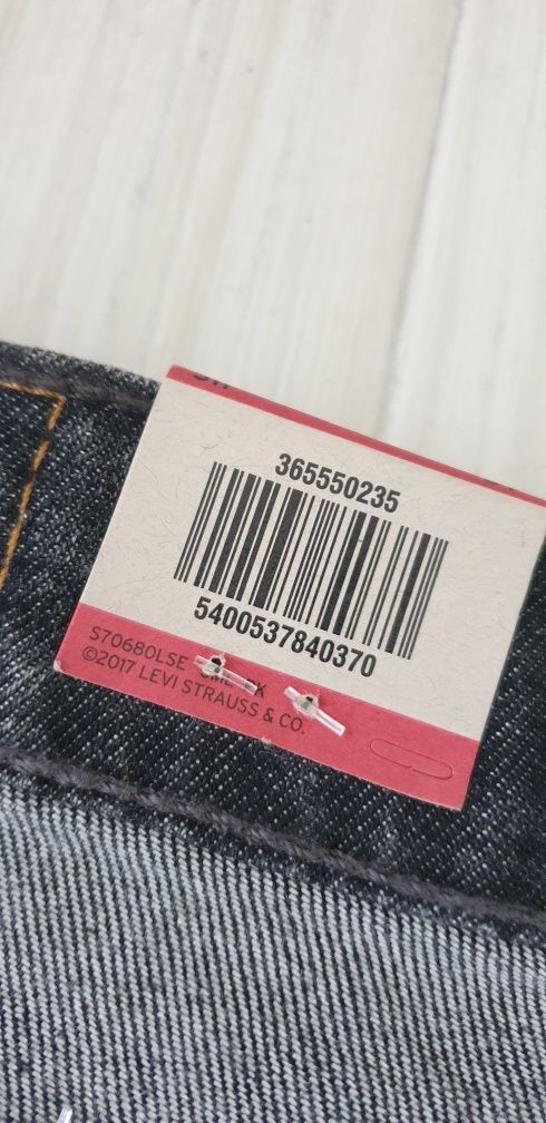 LEVIS 501 Slim Short Jeans/ 31 - 32 НОВО! ОРИГИНАЛ! Мъжки Къси Дънкови