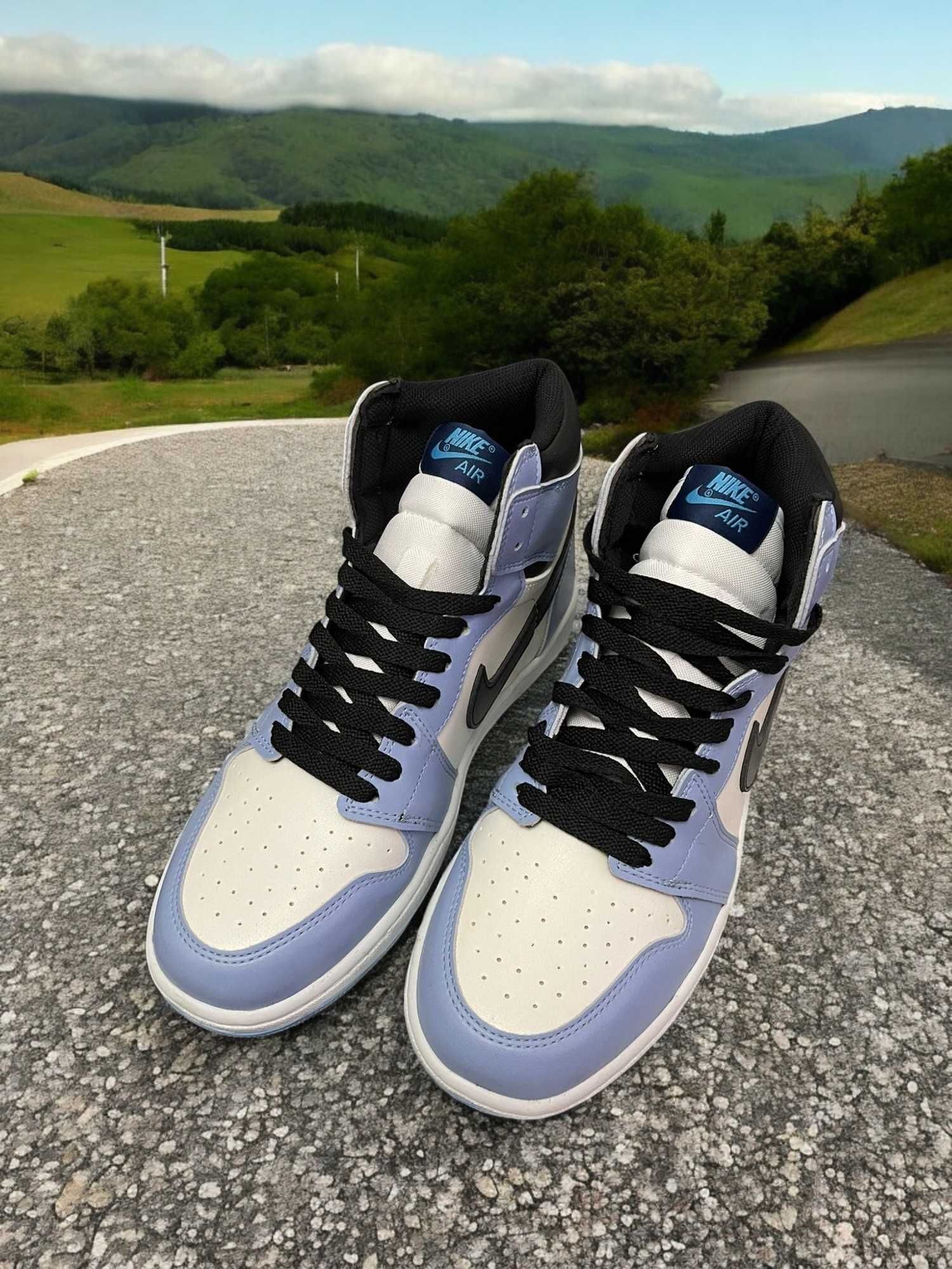Adidasi Nike Jordan 1 University Blue - Adidasi Fete Baieti