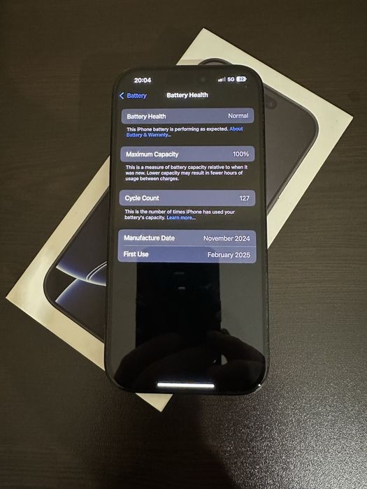КАТО НОВ / Iphone 16 Pro 256 GB