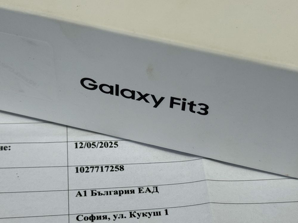 ЗАПЕЧАТАН Samsung Galaxy Fit 3 A1 Гаранция до 2027 г. Grаy / Сив