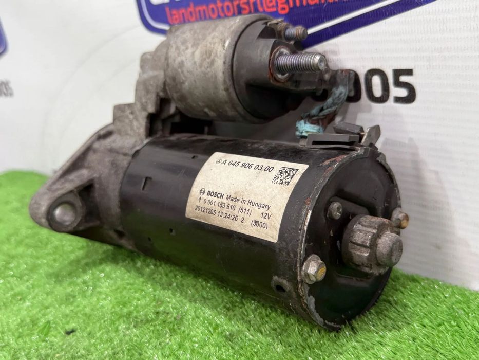ELECTROMOTOR MERCEDES BENZ A200 2013 W176 1.8 DIESEL COD OEM A6459060300 0001153510 20121205 2012-2018