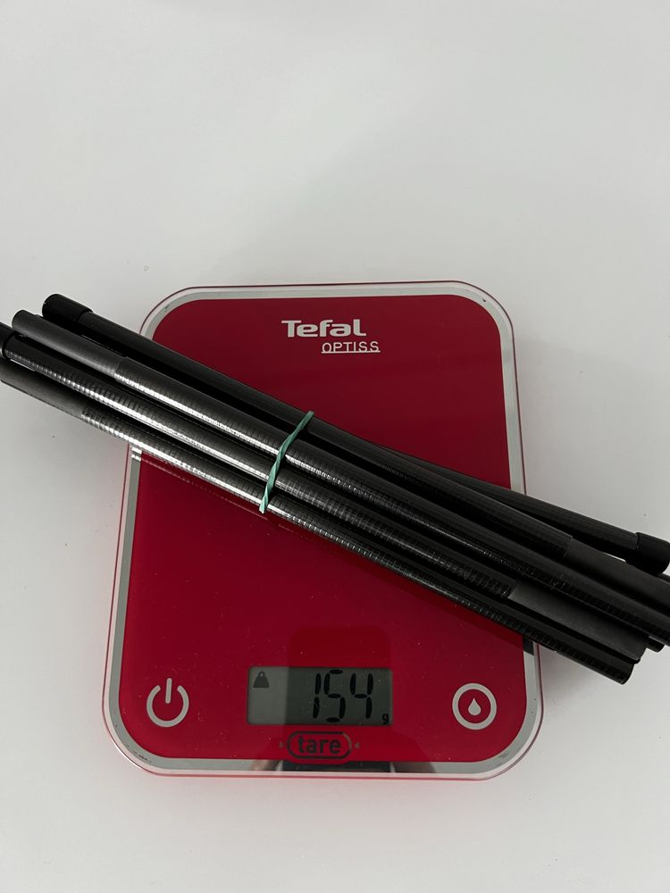 Bețe fibră carbon Zpack pentru cort, ultalight, 122 cm, noi