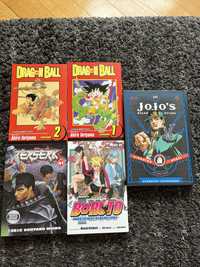 Vand Manga Dragon ball vol 1-2, Berserk  41, Boruto 1, Jojo vol 1