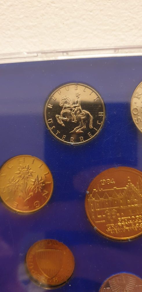 Set lot aniversar de monezi 1984 Viena Austria