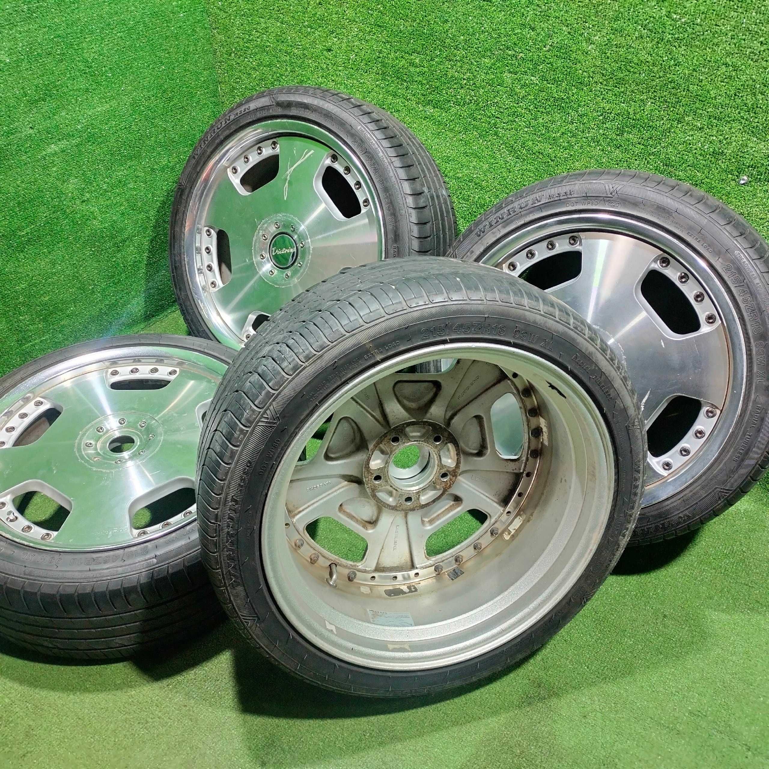 Продам Диск Разборный Rays Victrix с шинами Winrun 215/45R18 5/114,3