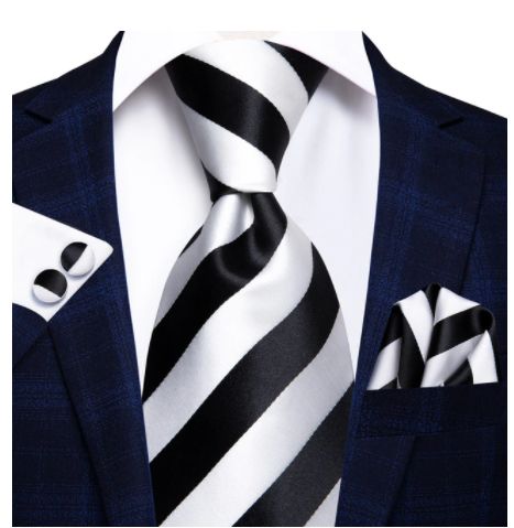 Мъжки вратовръзки (коприна) -  комплект с аксесоари