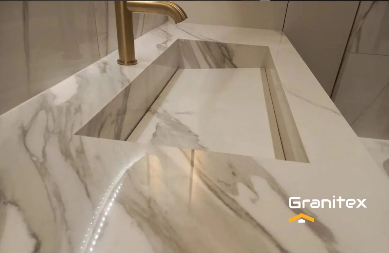 Раковина из керамагранита от Granitex