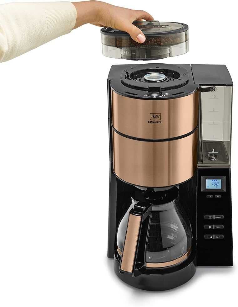 Шварц кафемашина с мелачка Melitta AromaFresh Copper (1021-04) Филтър