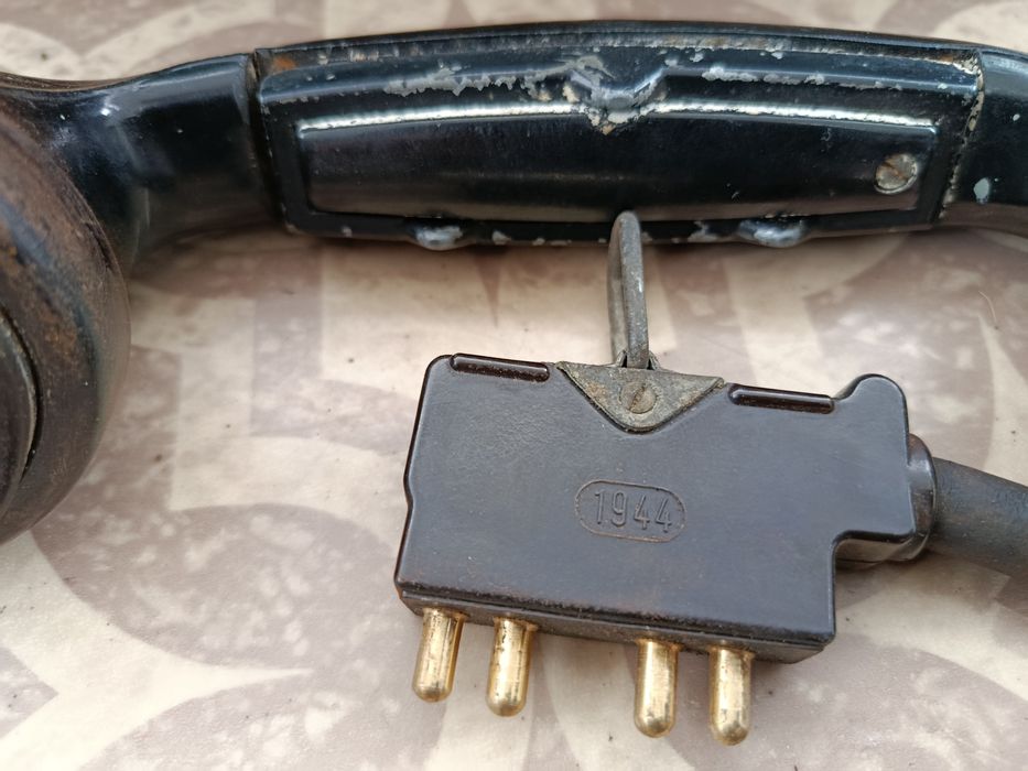 стар немски военно-полеви телефон - WEHRMACHT - WWII - 1944г