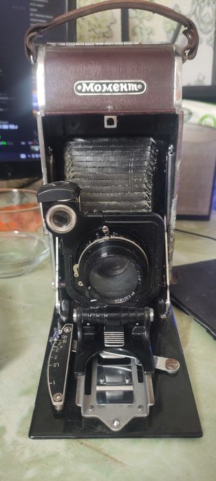 Фотоаппарат 1954 года выпуска в рабочем состоянии с паспортом