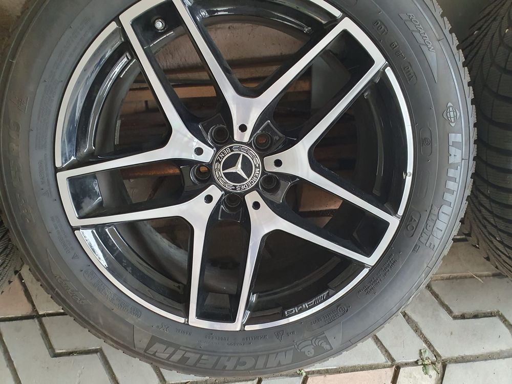 Jante cu cauciucuri. 2500 €.Mercedes 250.d.