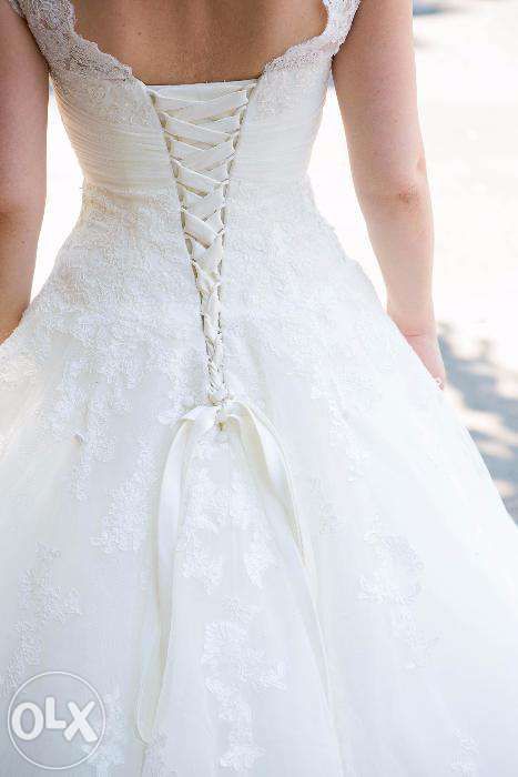 Rochie mireasa dantela mas 32-34