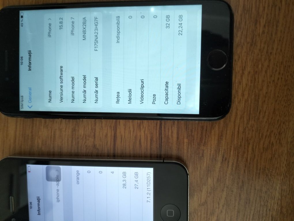 iPhone 7 iPhone 4 ambele 32 de GB