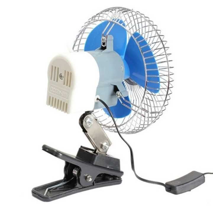 Вентилатор с Перка 6″ за Автомобил / Камион 2913 с Щипка 12V