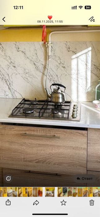 Газ плита встроенная