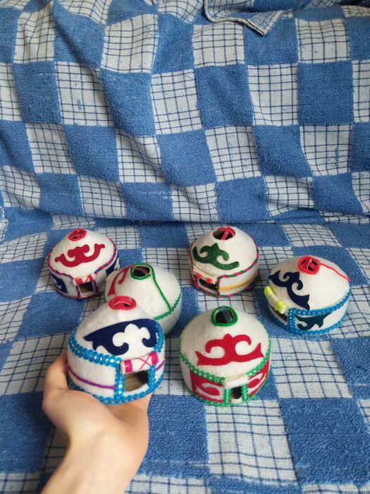 Национальные сувениры ручной работы Юрта диаметр 9 см высота 8 см