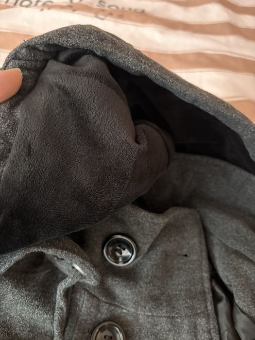 Дамско сиво палто