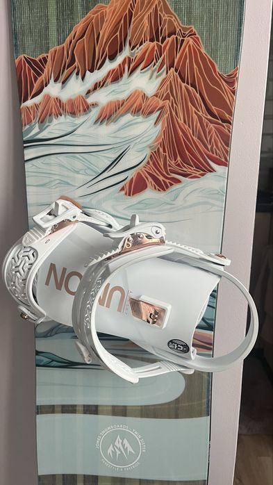 NOI! Snowboard Jones Twin Sister 149 cm, legaturi Union Juliet size M