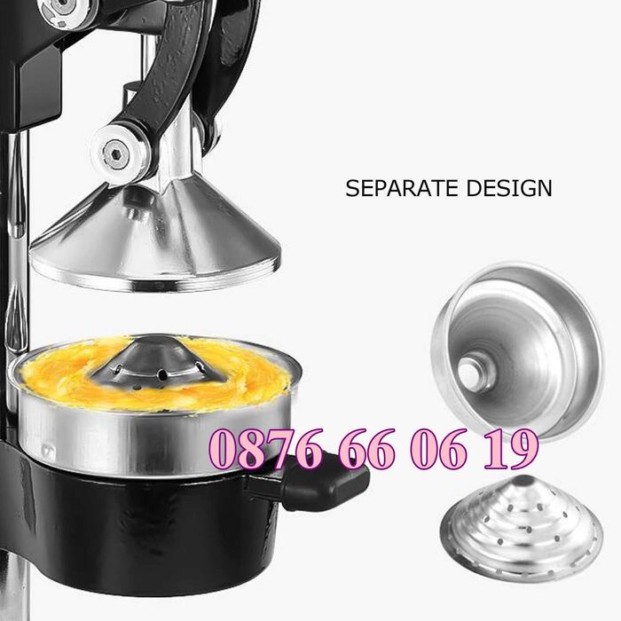 Професионална ръчна цитрус преса, преса за фреш от нар