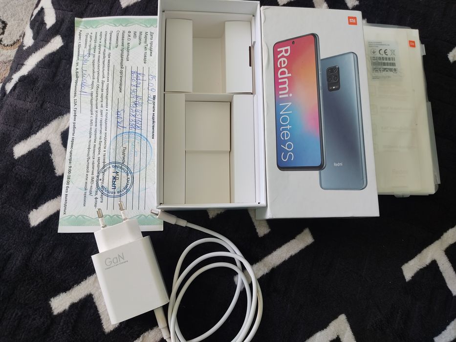 Redmi Note 9S polniy komplekt