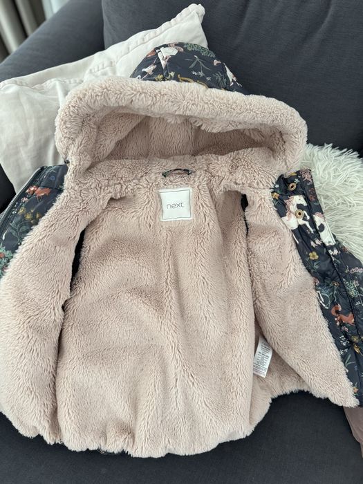 Топло зимно яке Next 80-86см/ 12-18м