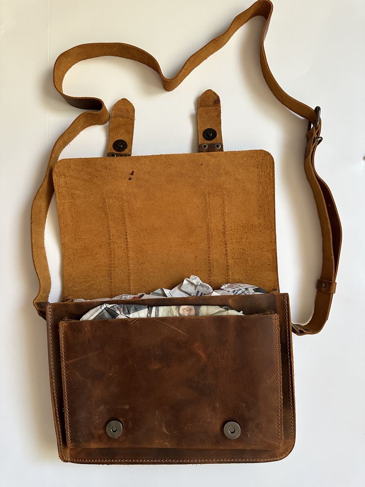 Срочно | сумка-портфель из натуральной кожи Стамбул