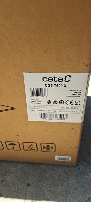 Hota decorativa 500 m3/h ,120w