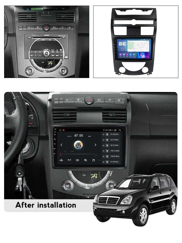 Navigatie SsangYong Rexton 2006-2012,NAVI-IT,Android 13,10INCH,2GB RAM