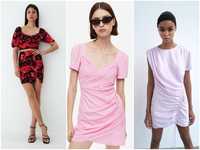 Кокетна розова рокля H&M,сет Mohito, рокля Zara