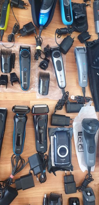 Pachet 44x aparat ras barbierit tuns Philips One Blade Prestige Braun