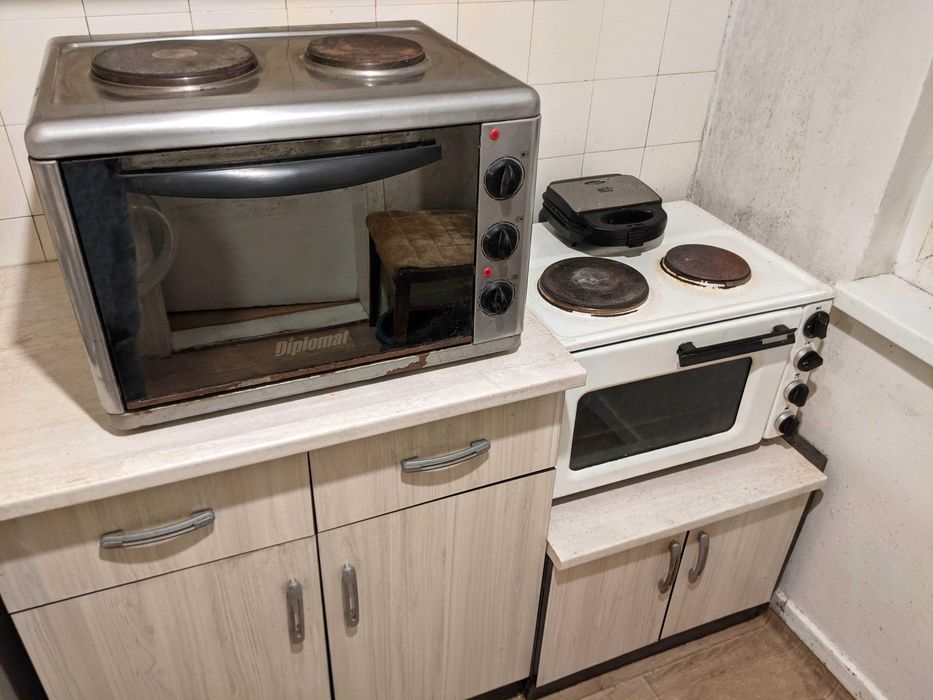 Готварска печка фурна 2 броя и грил тостер