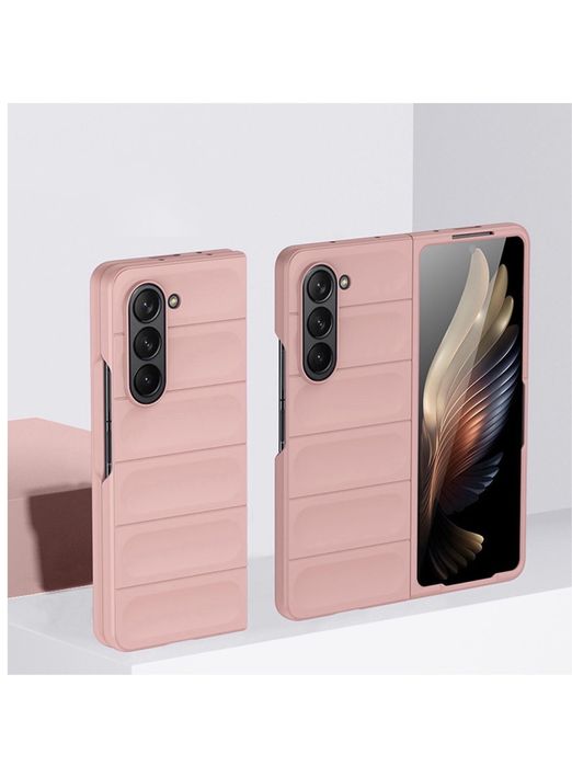 Samsung Z FOLD 6 Z FLIP 6 - Husa Plastic Fata Spate Insertie Ondulata