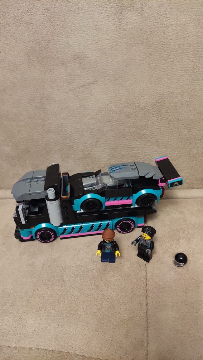 LEGO® City 60406 - Състезателна кола и камион автовоз