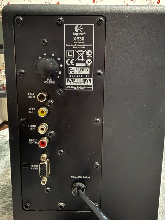 Sistem Logitech 5.1 X-530 stare foarte buna