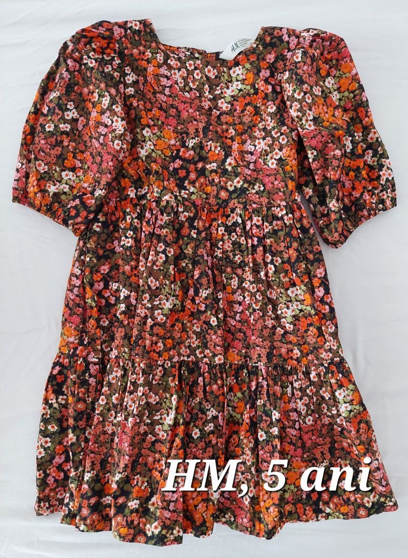 Rochie H&M, noi, marimi 4-8 ani, la DOAR 49 lei/buc!