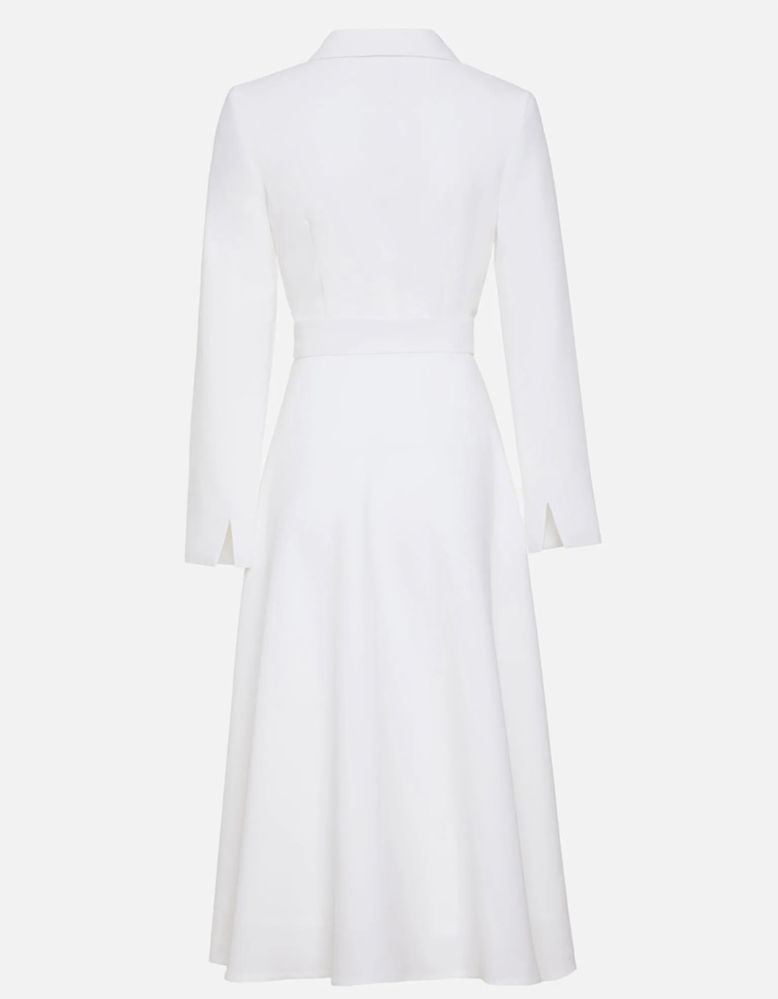 Белое платье-пиджак Lichi