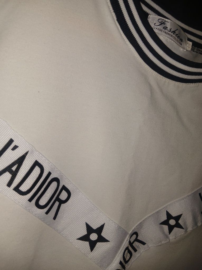 J'ADIOR DIOR qollari modniy Futbolka Футболка J'ADIOR
