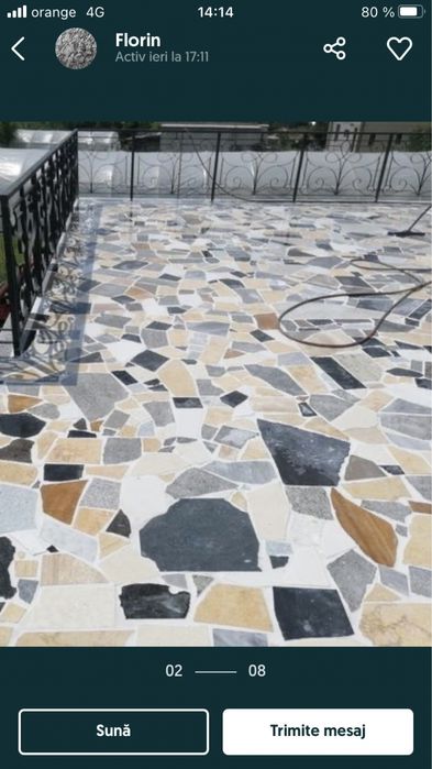 Spartura  marmura si granit 2 cm