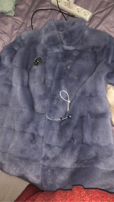 Норковая шуба с этикетком