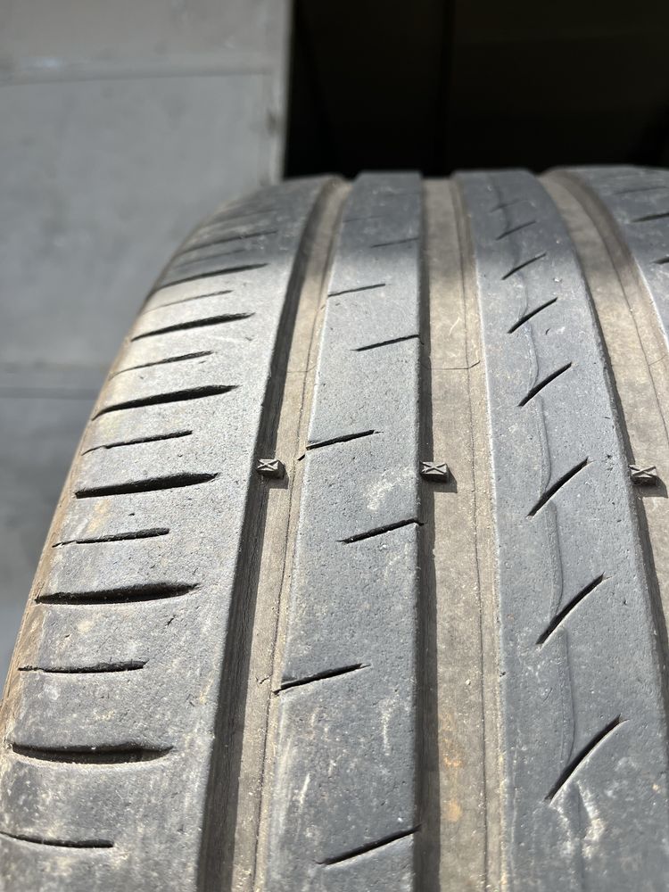 2 бр. летни гуми 245/45/18 Continental DOT 1120 4,2 mm