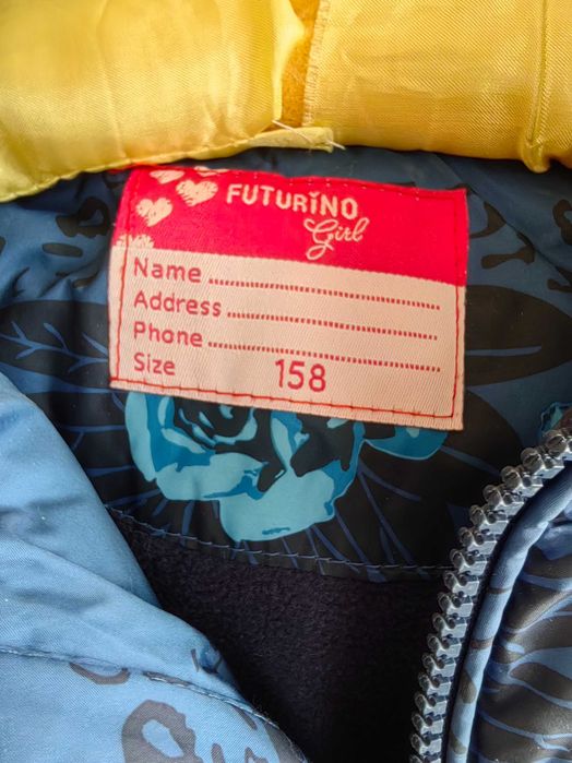 Куртка зимняя детская. Пуховик на девочку