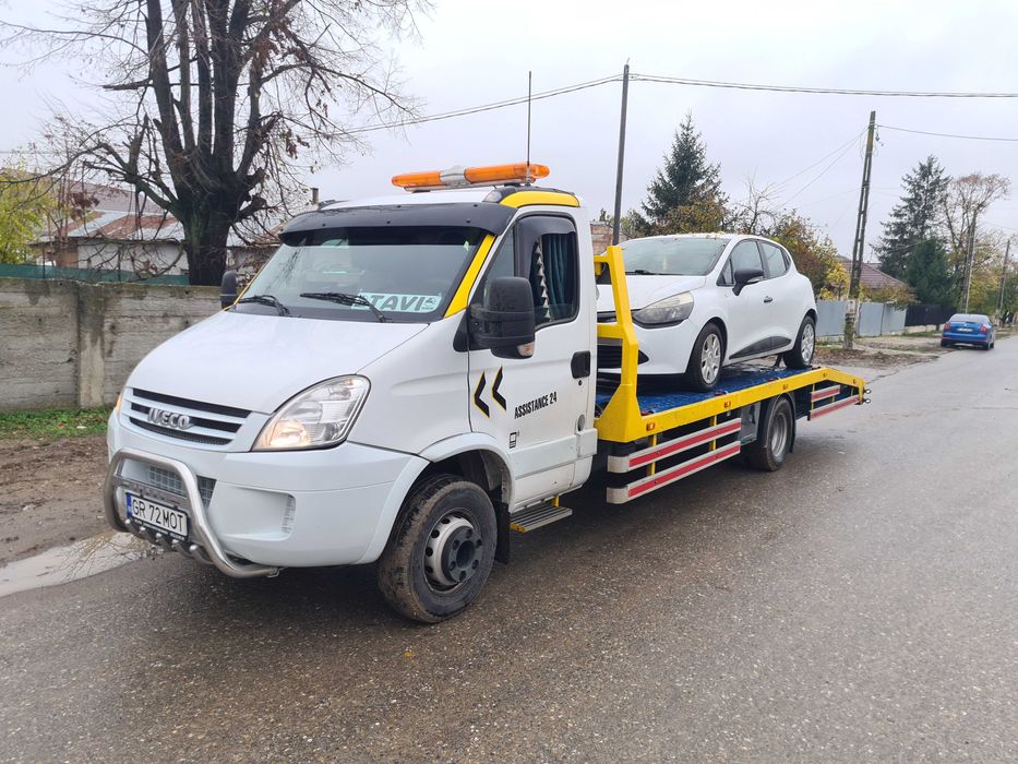 Tractari auto Transport utilaje tractor u650 manitou microbuz dube etc