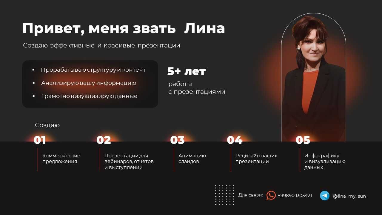 Дизайн Презентаций. Стильно, индивидуально, в срок