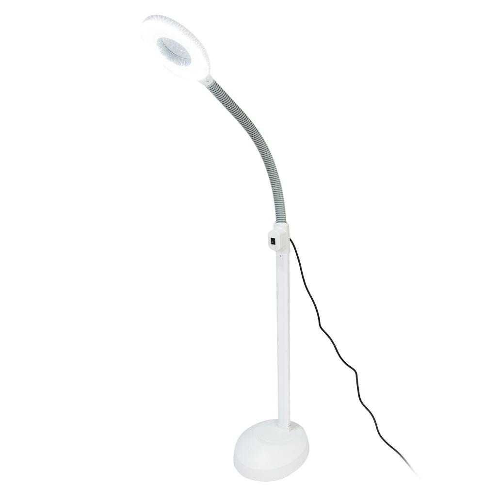 Lampa LED cu lumina rece reglabila si LUPA 5X - gene sau cosmetica