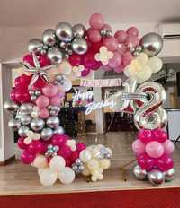 Aranjamente din baloane pentru majorat, nunta, botez, aniversare