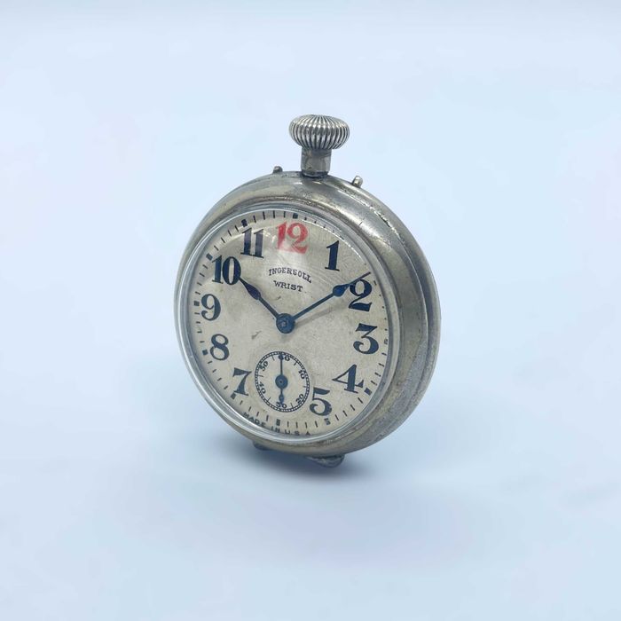 Ingersoll Midget 1916 година + документи джобен, настолен WWI часовник