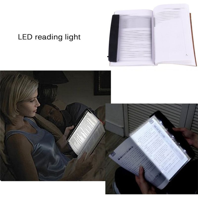 Светещ LED панел за четене на книга в тъмно