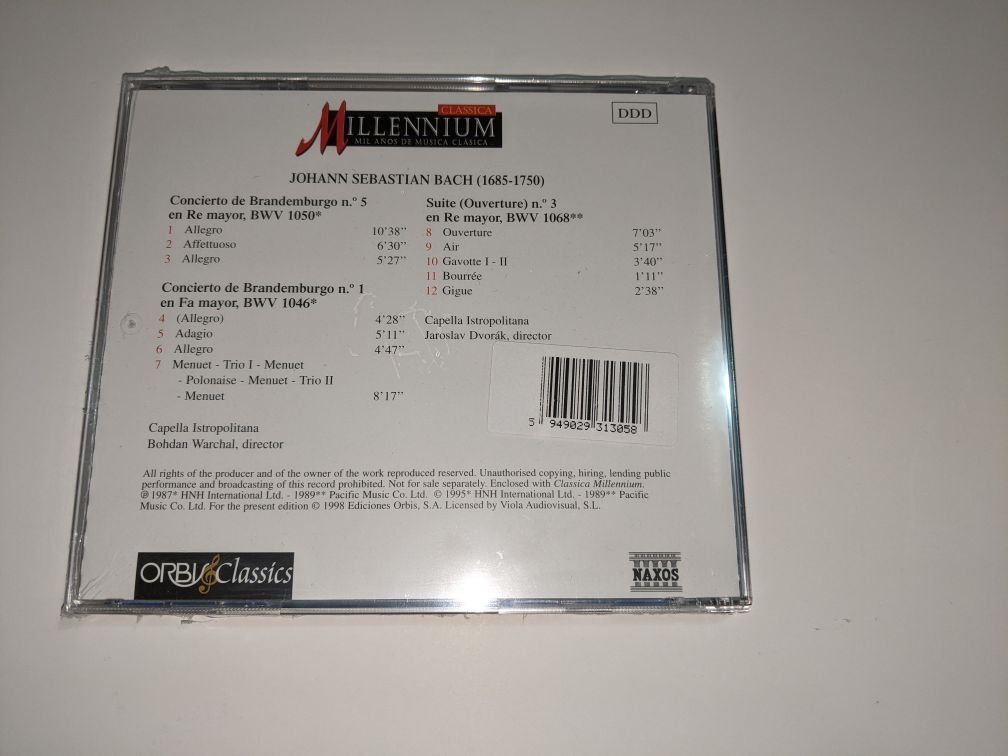Vând 4 CD-uri cu muzică classică - cadou ideal