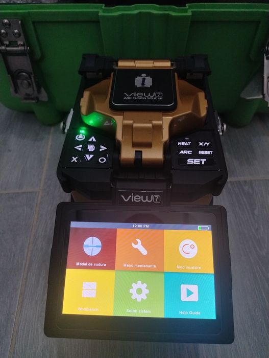 Aparat de sudura fibra optica inno view 7 + inno cleaver v12 (cutter)